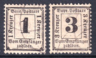 Germany - Bavaria 1870 fine used Postage Due stamps — photo 1
