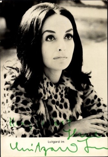 Ak Schauspielerin Luitgard Im, Portrait, Autogramm - 3941527