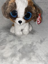 Ty Tysilk Beanie Boos Duke The Dog 6 Inch Plush Stuffed Animal Toy
