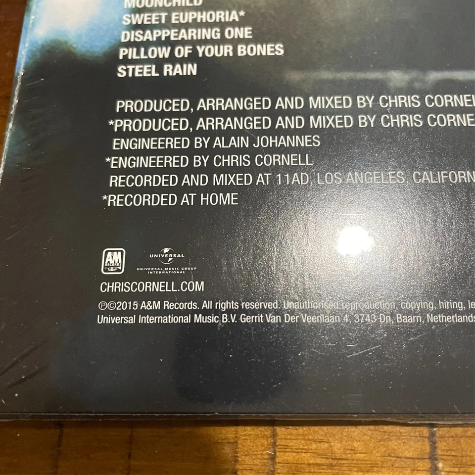 CHRIS CORNELL - Euphoria Mourning 2015 Import Vinyl LP New & Sealed Soundgarden - Image 2 of 4