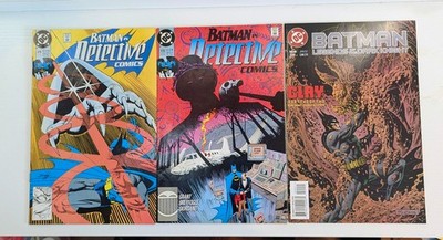 Batman Detective Comics #616 #618 + Legends of the Dark Knight #90 Lot (1990-199