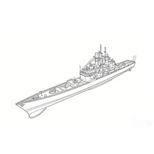 SSMODEL 1/350  Military Model  USS CGN-36 California Class Cruiser Full Hull