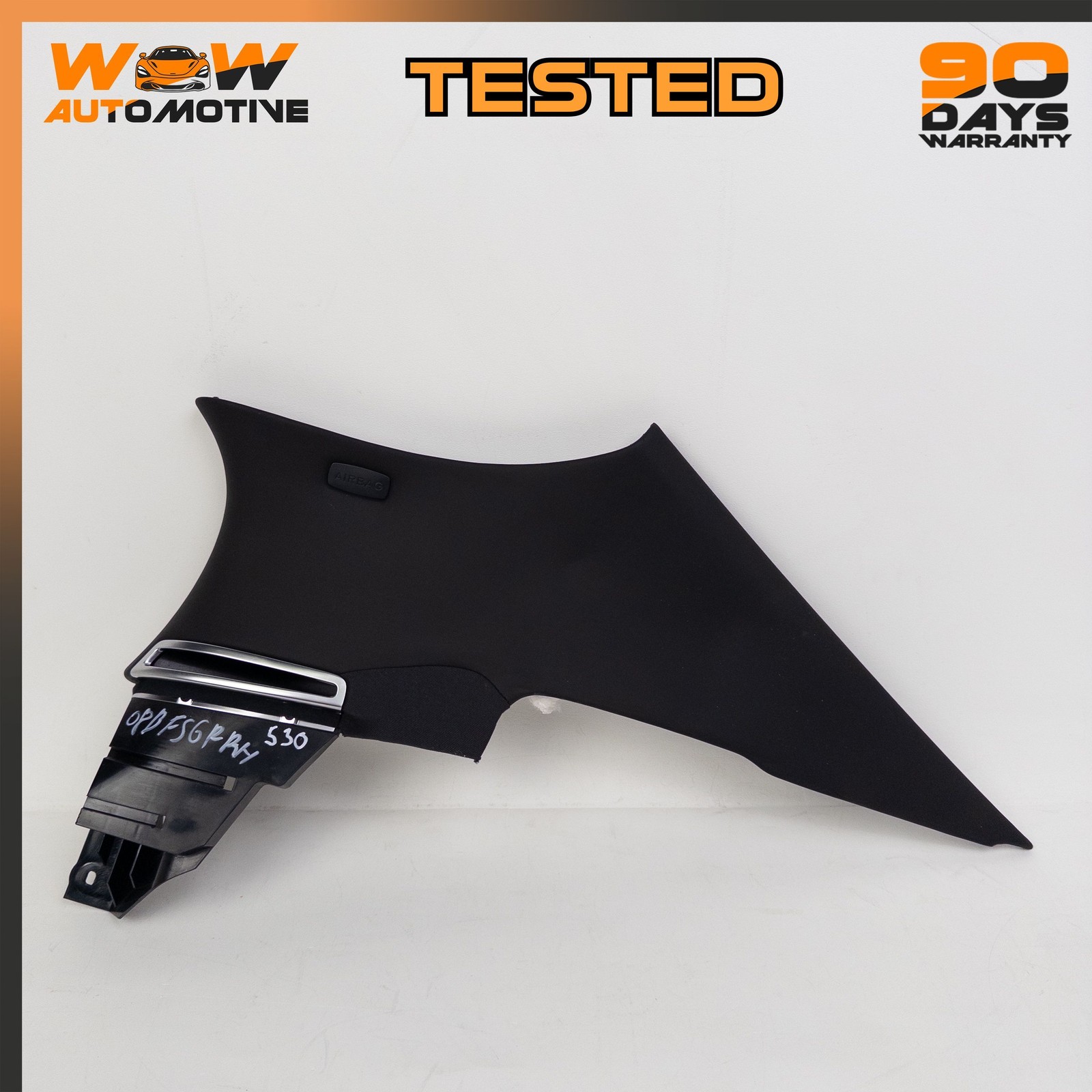 06-13 BENTLEY CONTINENTAL FLYING SPUR REAR RIGHT D PILLAR TRIM ASSEMBLY OEM