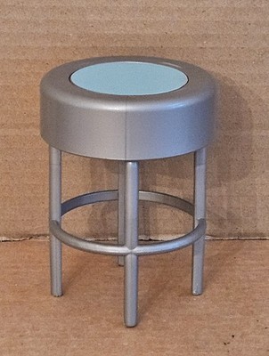 Battat Our Generation OG Camper RV Replacement Gray and Blue Stool / Chair
