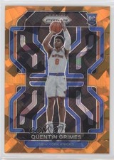 2021-22 Panini Prizm Orange Ice Prizm Quentin Grimes #285 0d3