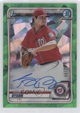2020 Bowman Chrome Prospect Green Atomic Refractor 81/99 Tyler Dyson Auto 1og