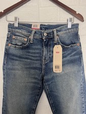 Levi's Slim Fit Stretch Denim Jeans Blue Medium Wash Classic 511