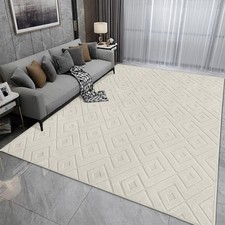 Large Living Room Rugs Anti-Slip Soft Short pile Rug Bedroom Carpet Floor Mats