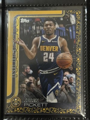 2025-26 Topps Jalen Pickett Team Color Border Logo Variation, SSP & Case Hit! 