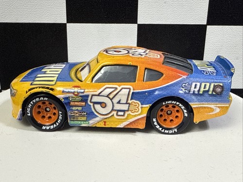 Disney Pixar Cars 3 Bruce Miller #64 RPM Next Gen Piston Cup Racers Mattel - Picture 6 of 7