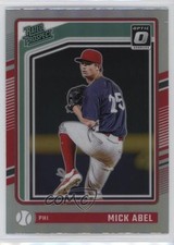 2024 Panini Donruss Optic Rated Prospects Holo Prizm Mick Abel #121 uk2