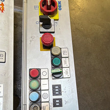 MBO Pushbutton Switches w/ Emergency Stop, Panel Mount On/Off, Red Green Blue