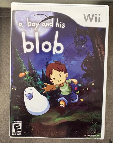 Nintendo Wii - A Boy And His Blob - in case with manual