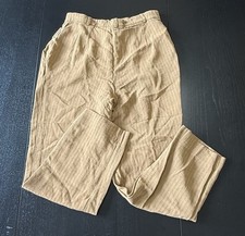 Giorgio Armani Le Collezioni Gruppo GFT Women's Dress Pants Size 46/12 Italy Tan