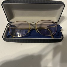 Vintage TURA M 704 Gold Engraved Tinted Eyeglass Frames