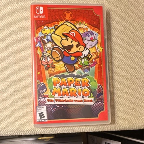 Nintendo Paper Mario Thousand-Year Door Nintendo Switch 2024 RPG Manual Included