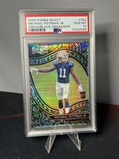 2020 Panini Select Michael Pittman Jr. Rookie Green/Black Snakeskin 1/2 PSA 10