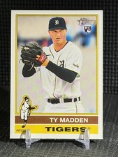 2025 Topps Heritage - #162 RC Ty Madden Detroit Tigers