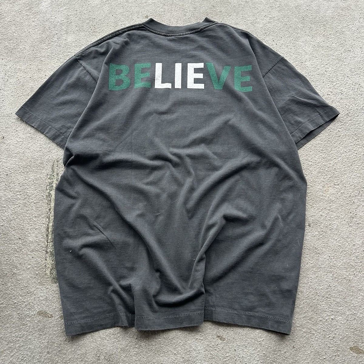 Vintage REPRINT Marilyn Manson 90s Believe Tour Black Giant tag XL