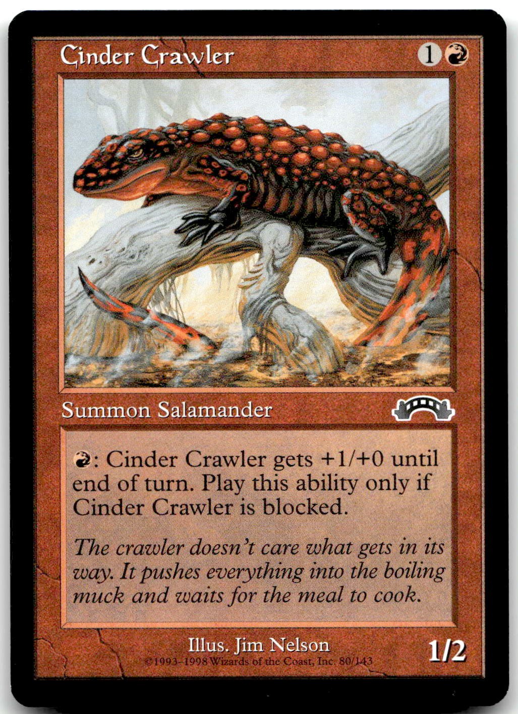 MTG Cinder Crawler Exodus EXO #80 common LP $SALE$!