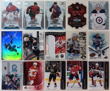 NHL Playoffs Special (40) Hockey Card Lot: Relics, Numbered, Rookies, Parallels