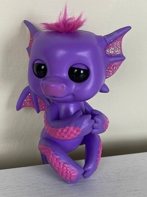 Fingerlinge lila Babydrache ''Kaylin''. funktionstüchtig