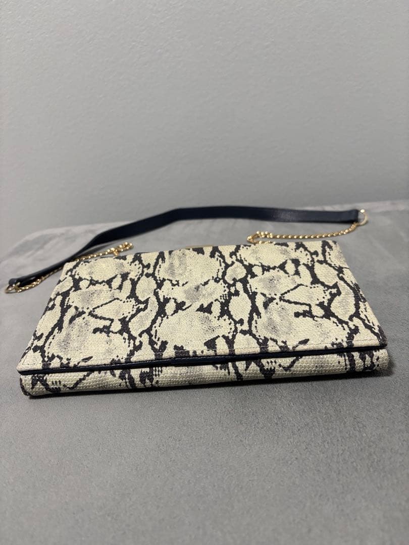 See by Chloe Shoulder Bag Python Leather Beige Na… - image 4