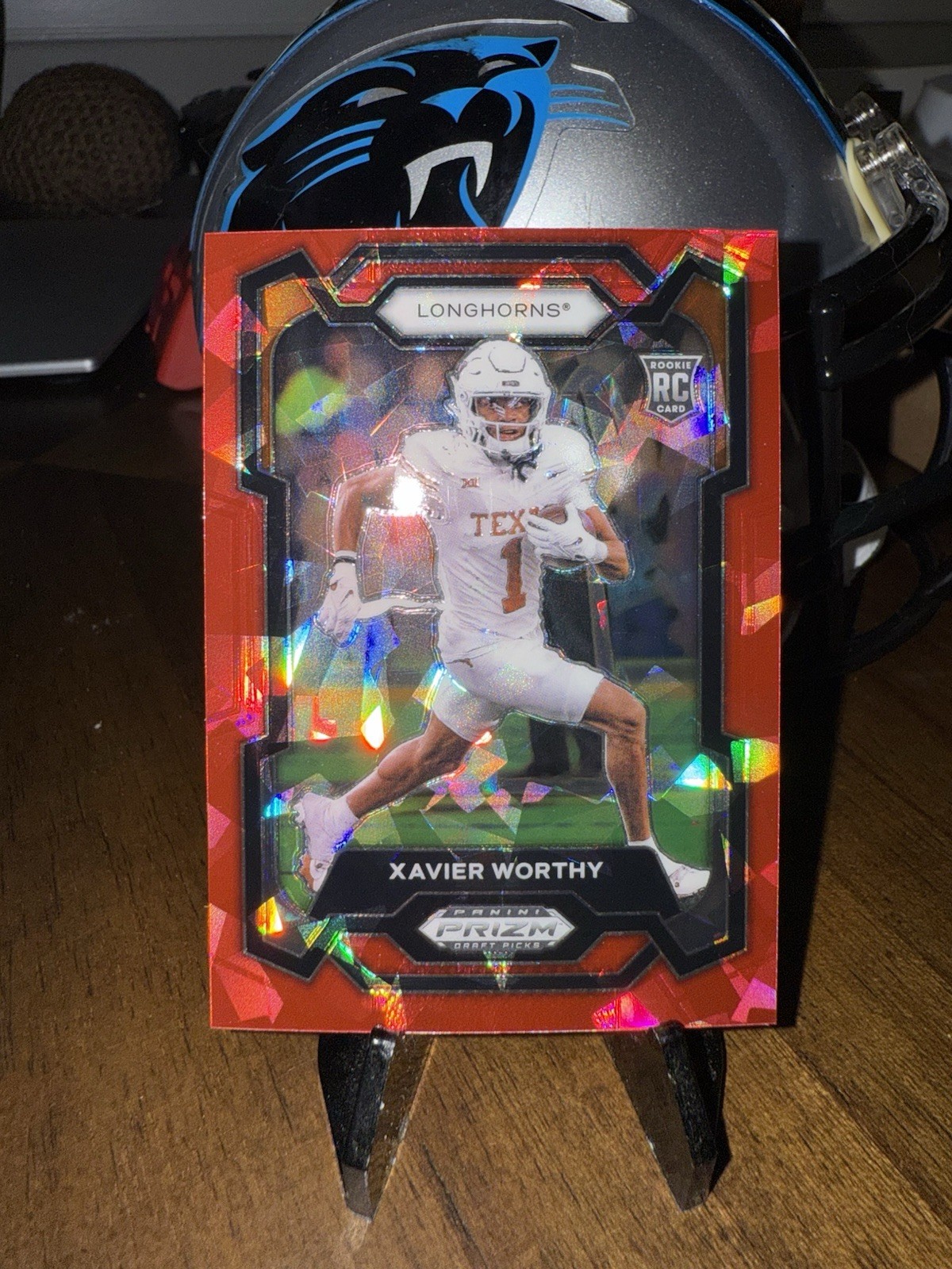 2024 Panini Prizm Draft Picks - Xavier Worthy #153 Red Ice Prizm (RC)