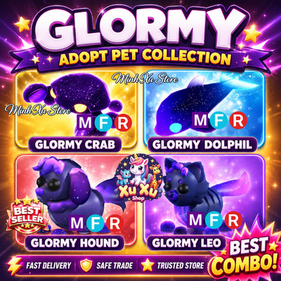   Glormy Leo Hound Dolphin Crab Adopt Pet Collection|MFR/NFR/FR | Fast Delivery