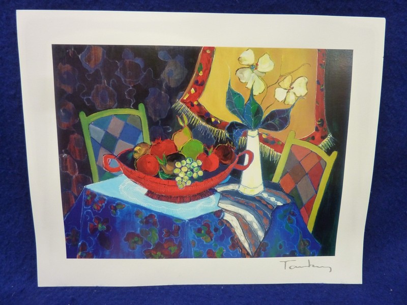 ITZCHAK TARKEY TOO COLD AT HOME SERIOLITHOGRAPH WITH COA 7 X 9 3/8 2013