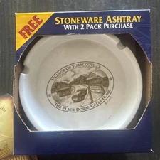 Vintage Ceramic Ashtray Doral Village of Tobaccoville New In Box only 1 in box