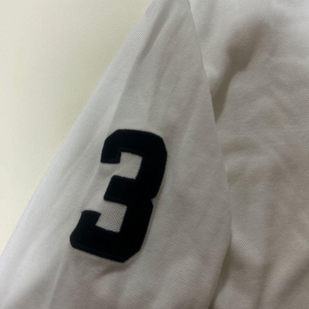 Polo Ralph Lauren maglietta manica lunga Big Pony classica vintage uomo XL bianco nero