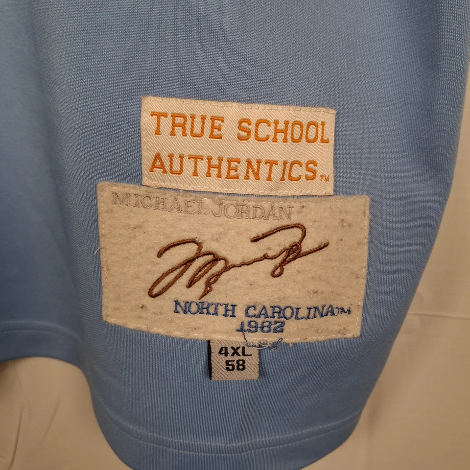 True School Basketball Jersey North Carolina M. Jordan #23 (1982) Size 4XL (58) - Image 3 of 4
