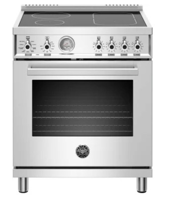 Bertazzoni PROF304INMXE 30 Inch Professional Series Induction Range #7200 NEW