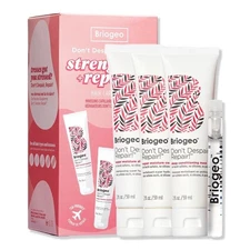 Briogeo Strengthen & Repair Shampoo + Conditioner + Mask + Oil Travel Kit NIB