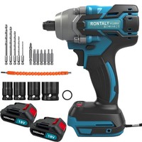 FüR Makita 18V Akku Schlagschrauber Ratschen Schrauber Akkuschrauber Set +2Akkus