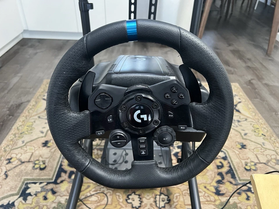 Complete Racing Simulator With Wheel, Pedals, Shifter, Seating Rig With TV Mount - Image 3 of 4