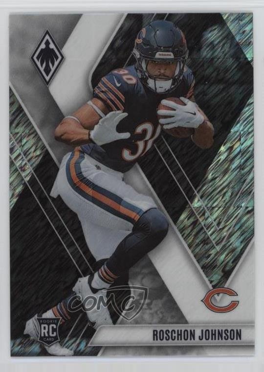 2023 Panini Phoenix Rookies White Shimmer Roschon Johnson #132 Rookie RC uk2