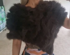Authentic GUCCI Real Fox Fur Othis Capelet Cape / Shawl/ Cropped Jacket/ Poncho