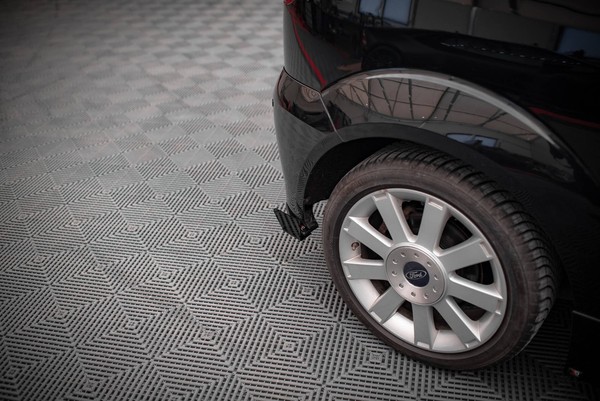 Diffusor Flaps Passend FüR Ford Fiesta St Mk6 Schwarz Hochglanz-image