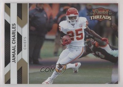 2010 Panini Threads Gold Century Proof /100 Jamaal Charles #71 2t9