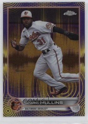2022 Topps Chrome Sonic Purple & Yellow Pulse Refractor /299 Cedric Mullins 17yt
