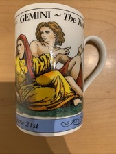 Dunoon Zodiac Gemini Fine Stoneware Mug, Made In Scotland