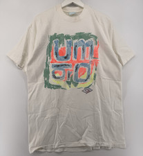 Vintage Umbro Soccer T Shirt Mens XL Abstract Logo 90s USA Made Single Stitch