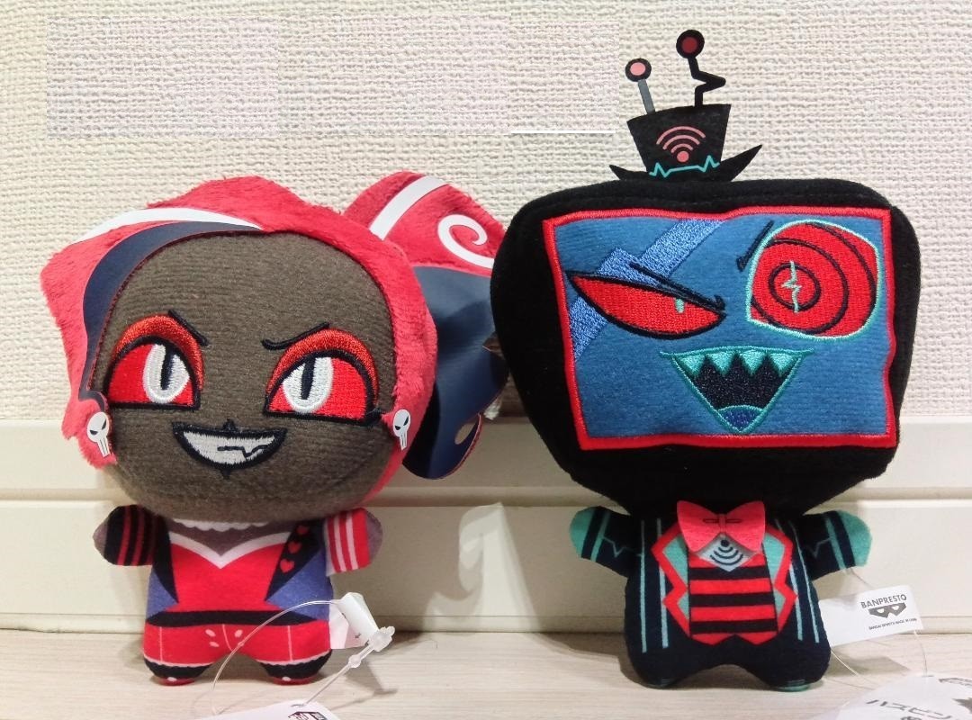 Hazbin Hotel Plush Doll vol.3 Mascot Chain 11cm Velvet Vox Set 2