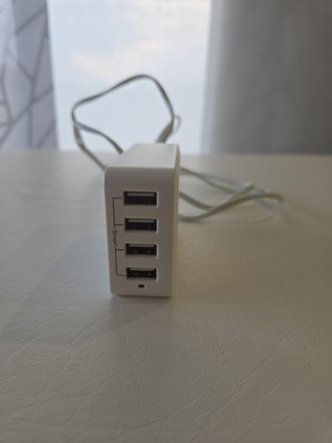 RAVPower 4-Port USB Ladegerät 2,4A Mehrfach Ladegerät