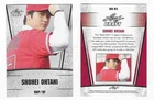 2018 SHOHEI OHTANI LEAF DRAFT SILVER EDITION ROOKIE CARD #DS-01 **