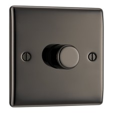 Image of BG Electrical Intelligent Single Wall Dimmer Switch, 2 Way, Raised Profile,