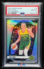 2024 Panini Prizm WNBA - PSA 10 Nika Muhl #75 Silver Prizm (RC)