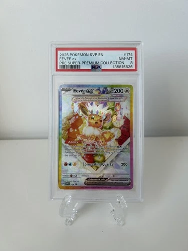 2025 Pokémon SVP Eevee ex Super Premium Collection Promo PSA 9